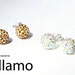 Pick color sterling silver stud earrings with Swarovski crystal balls, crystal AB, aurora borealis or gold, dark gold