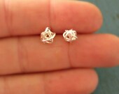 SALE Sterling Silver Love Knot Earrings Bridesmaid Jewelry Tiny Stud Earrings Tie the Knot gifts stocking stuffers