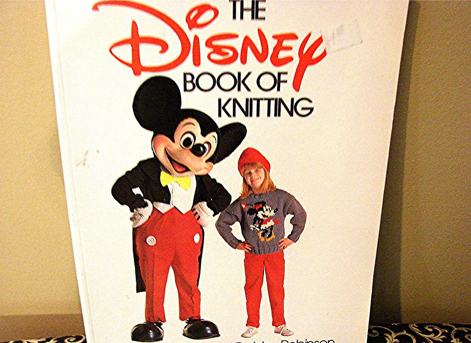 Vintage Disney Knitting Pattern Book many Walt by TreasuresPast4U
