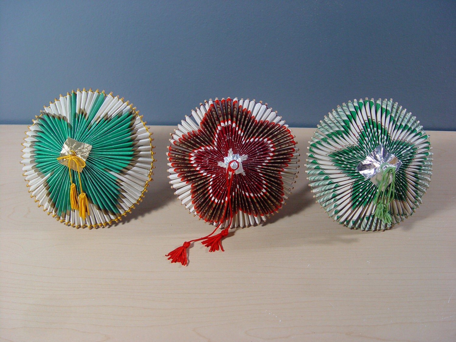 Vintage Wagasa Cigarette Umbrellas Tramp Folk Prison Trench