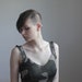 Military camo print army green camouflage crop tank top