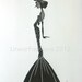 RESERVED Fashion Art Illustration Sketch 1950s Cocktail Gown Decor