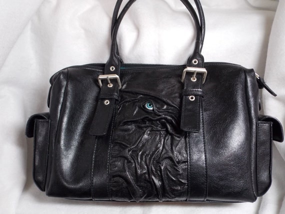 Leather Purse Goth Halloween Witch Wiccan Pagan