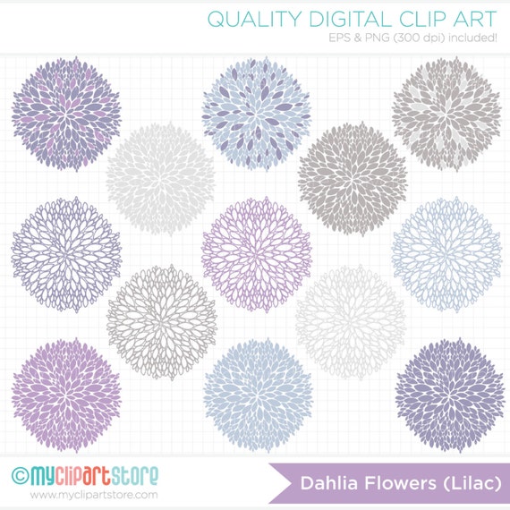 clip art dahlia flowers - photo #50