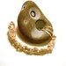 worry stone, beach stone pendant with braided twine