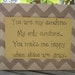 Hand Painted Wooden Chevron Gray and Yellow Sign, " You are my sunshine, My only sunshine. You make me happy when skies are gray."