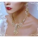 Bride's Dream Collar Necklace & Shoulder Duster Earrings 1780ag-032211000