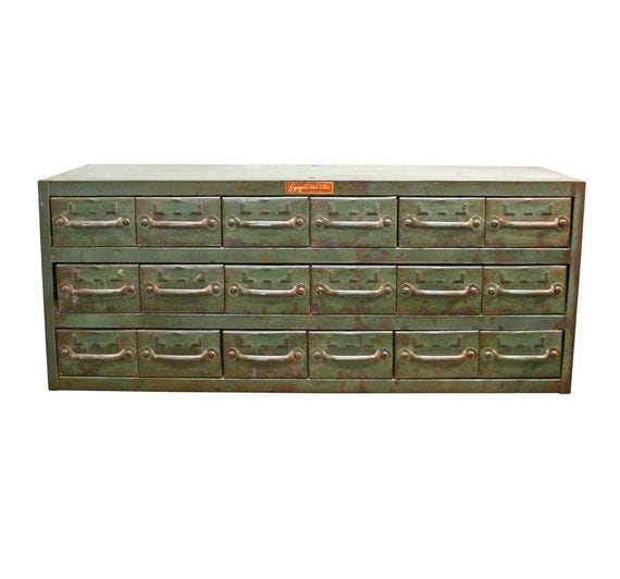 Vintage Industrial Hardware Equipto Multi by AuroraMills