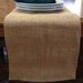Custom Listing for AMANDA - Natural Burlap Runner 18" wide by 8 feet long