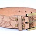 CHARM. One of a kind handcarved leather belt.