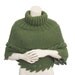 Poncho,Green Poncho, size M-L poncho, Knitting poncho , oversize poncho,women poncho