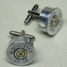 Shotgun Shell Cufflinks Winchester 20 Gauge Nickel Silver - Wedding Gifts for Groomsmen