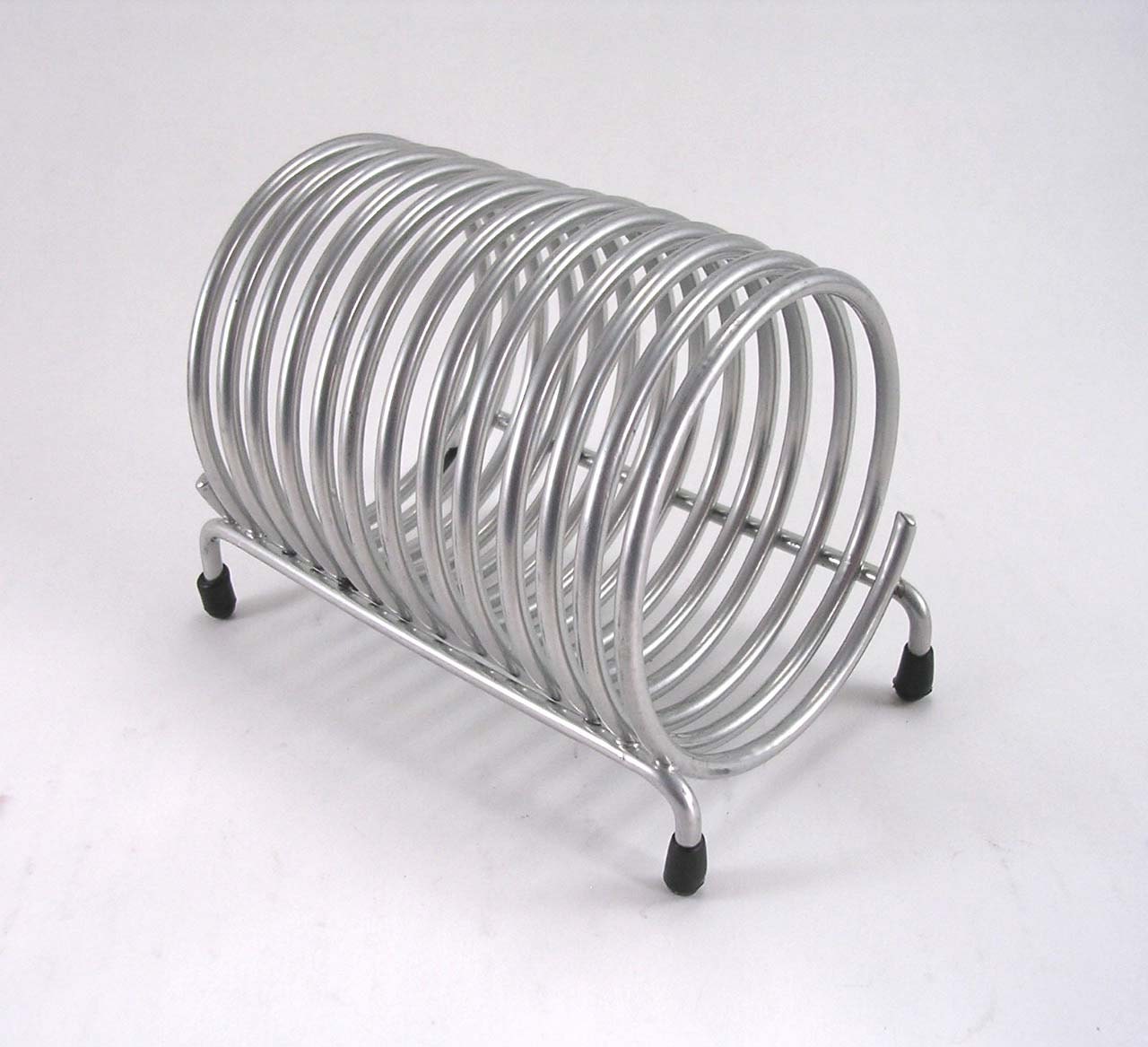 Mad Men Silver Spiral Letter Holder Vintage by AtomicRanchVintage