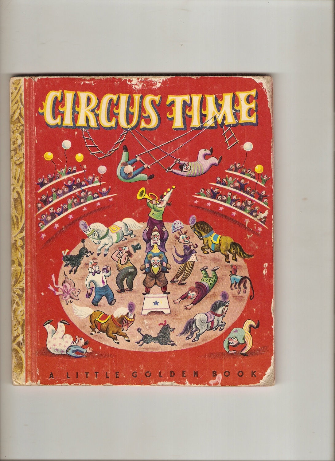 Vintage Little Golden Book Circus Time 1948 C ed.