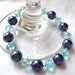 RESERVED for ANNIE -- Beautiful "Shades of Blue" Bracelet