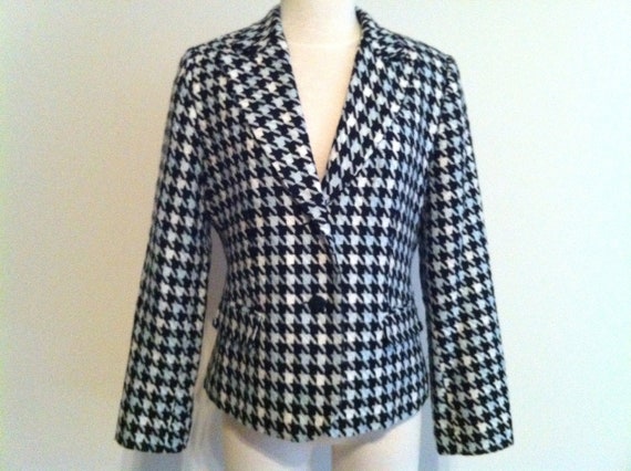 Online Buy Wholesale ladies houndstooth jacket from China