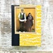 vintage book picture frame. READABLE vintage book as unique photo frame. yellow, lemon. Reader's Digest, 1985.