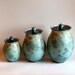 Aqua Crystalline Canister Set