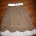 SteamPunk Bohemian Peasant Long Skirt Upcycled SZ M