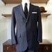 ESSENTIAL Vintage 1950s / 1960s Brooks Brothers MAKERS No. 1 Sack Suit in Solid Navy Blue 41 S. Made in USA.