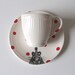 Mouse Party teacup and saucer
