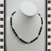 Mens black onyx necklace