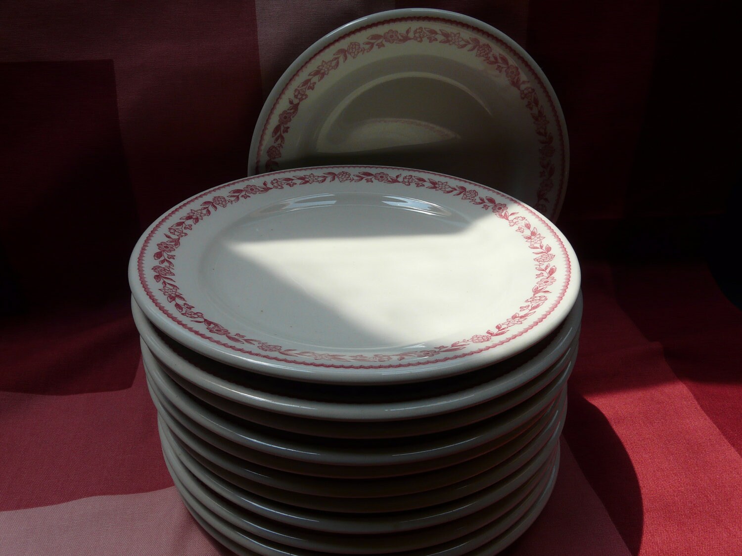 Buffalo China BUF1 vintage restaurant ware dinner plates