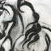 Horse Art Painting Baroque Prancing Friesian by Anna Noelle Rockwell-"Prancing Friesian"