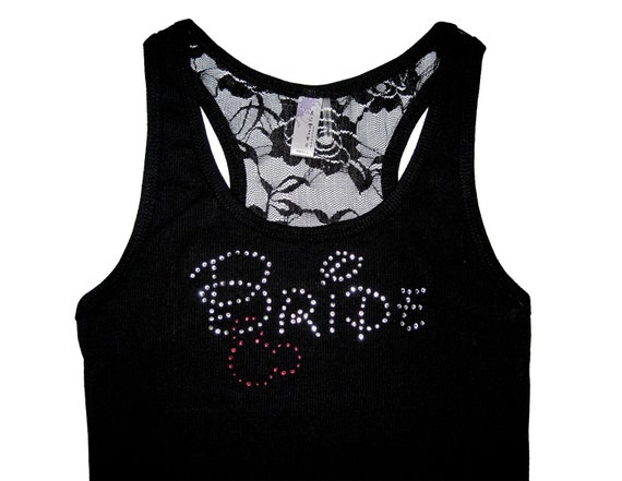 Bride Lace Tank Top Bride Shirt Bridal Shower Gift Wedding