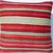 MODERN Home Decor,Handwoven Turkish Kilim Pillow Cover 16" X 16",Decorative Pillow,Vintage Kilim Pillow,Throw Pillow