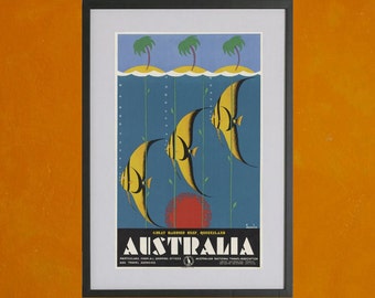 The Great Barrier Reef Contemporary Aboriginal Art Print