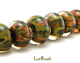 SRA Handcrafted Borosilicate Artisan Lampwork Bead Set - TOSCANA