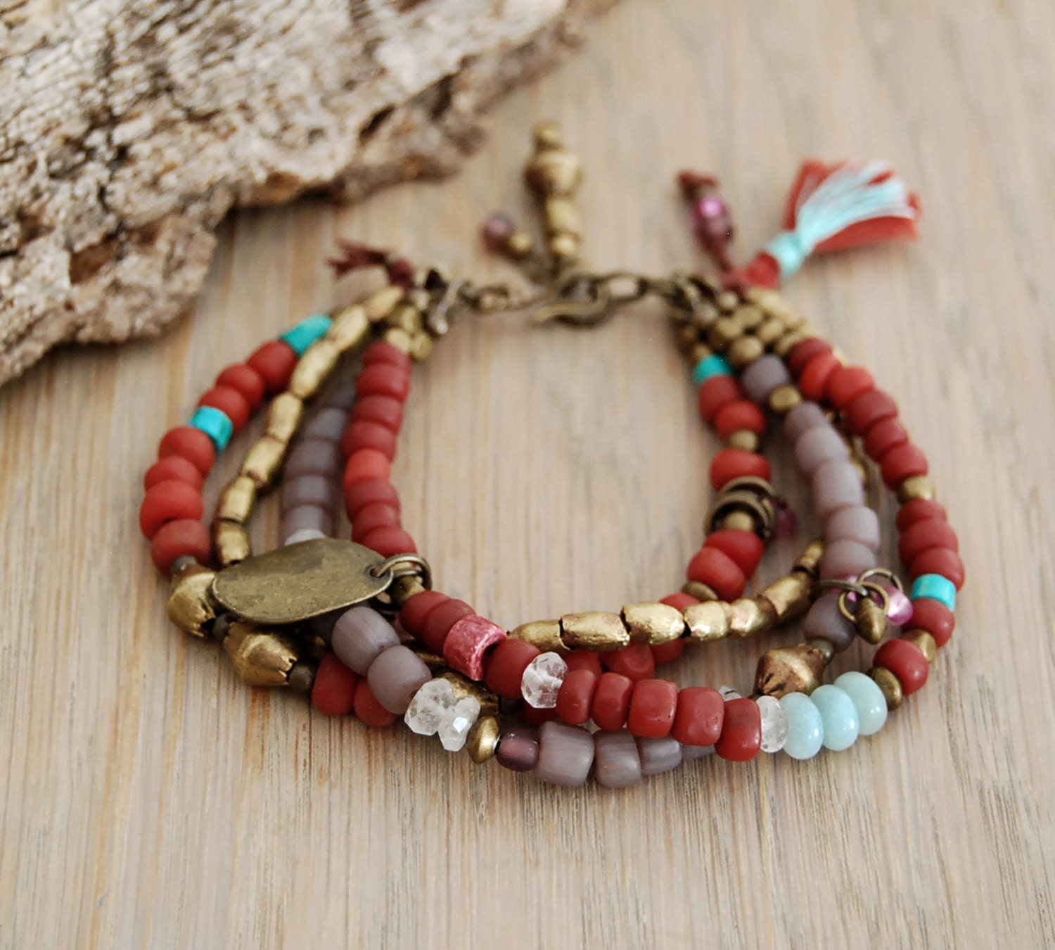 bohemian gypsy bracelet hippie bracelet boho jewelry