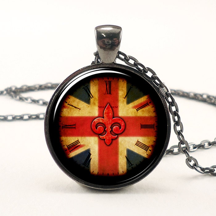 British Flag Necklace London United Kingdom Jewelry Union
