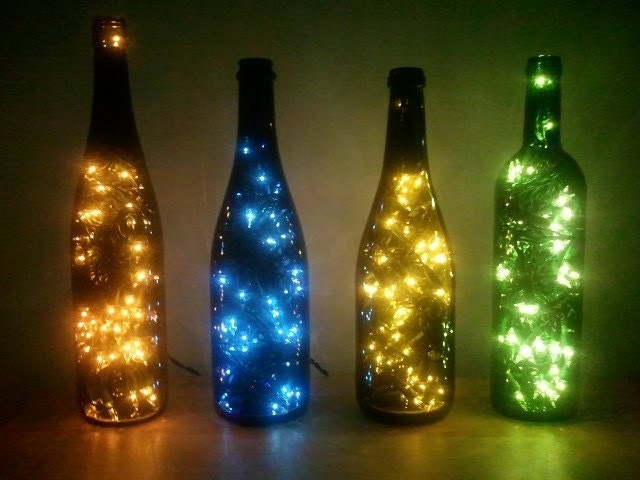 wine bottle lights