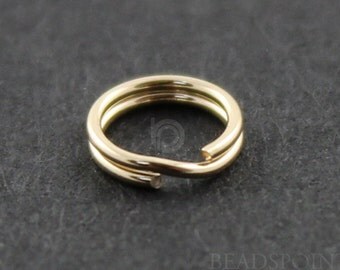 Gold Filled 4.5 mm Split Ring, 1 Pack of 50 Pieces, (GF/363/4.5)