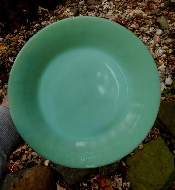 fire king jane ray jadeite dinner plates
