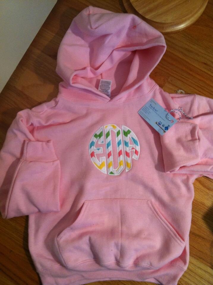 Hooded applique Sweatshirts by DesignsbyApril1234 on Etsy