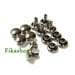40% Off Clearance SALE: 5mm 50sets Silver round double cap Rivet rapid studs / HIGH Quality - Fikashop
