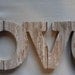 Personalized LOVE Sign - White Washed Barn Wood