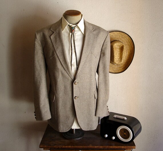 vintage western suit jacket