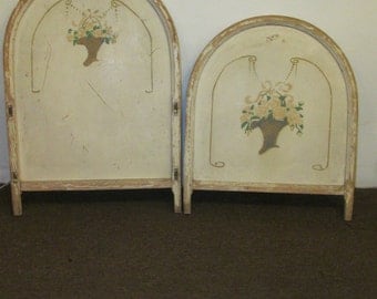 Twin Size Hanpainted Headboard & Footboard