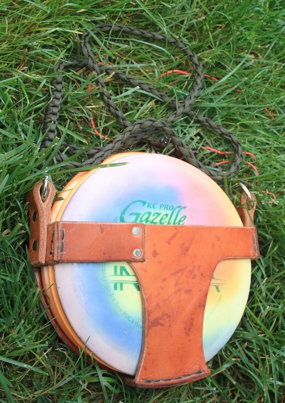 Custom Made Leather Disc Golf Bag
