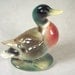 Vintage Ceramic Mallard Duck Figurine, Figure, USA
