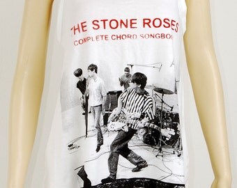 The Stone Roses UK Band Indie Pop Rock Music Art Women Singlet T-shirt Dress Sz S M