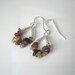 Drop Earrings Silver Wire Wrapped Dangle Earrings Gemstone Tourmaline Earrings