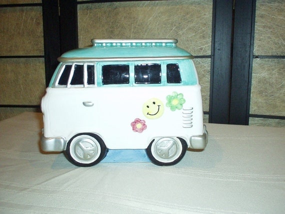 VW Volkswagen Hippie Cookie Jar