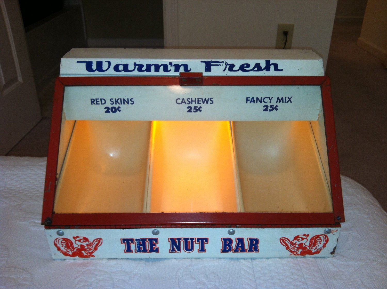 Old Nut Bar Countertop Nut Warmer by antweeks on Etsy