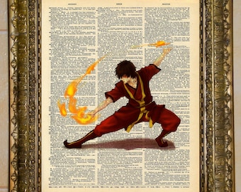 Avatar: The Last Airbender Dictionary Art Zuko