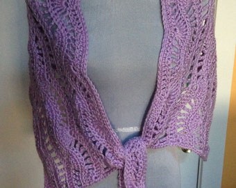 Lilac Waves Tie Wrap